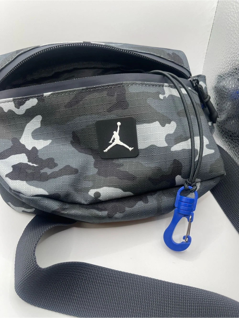 Nike Jordan Cordura Camo Grey Crossbody Waist Crossbody Bag